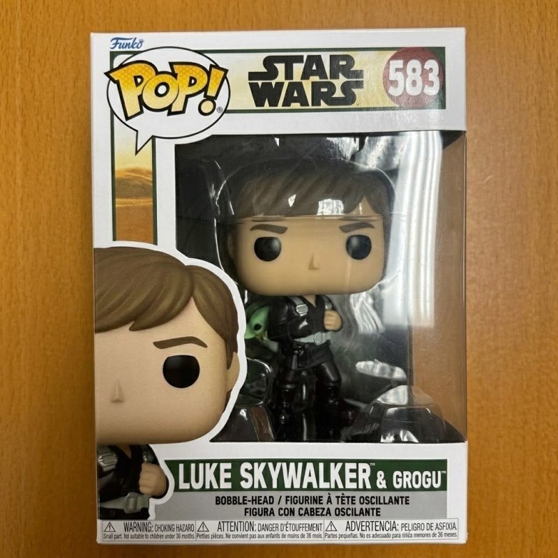 Funko Pop Luke Skywalker e Grogu Star Wars