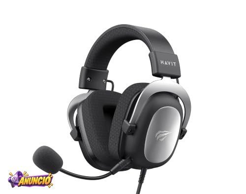 Havit HV-H2002d Fone de Ouvido Gamer com Microfone, Prata