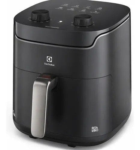 Fritadeira Elétrica Electrolux 5,6l 1400w Eaf40 Efficient 110v Tecnologia Air Cooking 360° Grafite Lançamento