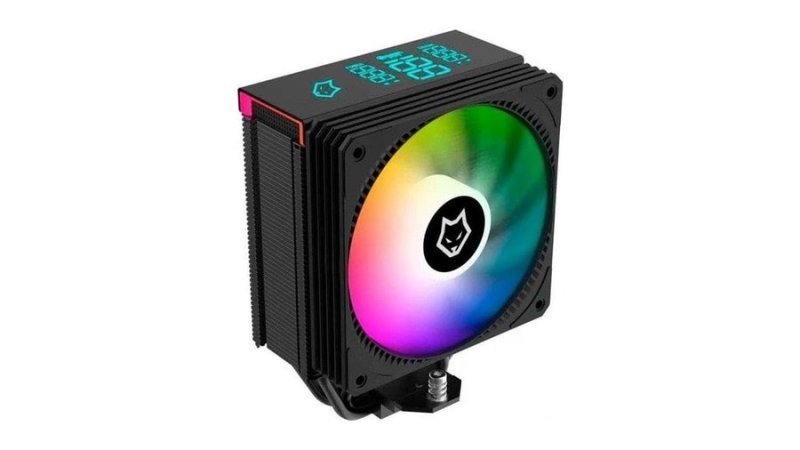 Air Cooler Argb com Display Husky Alisius 500, Amd/Intel, 90mm, 95W Hac500pt
