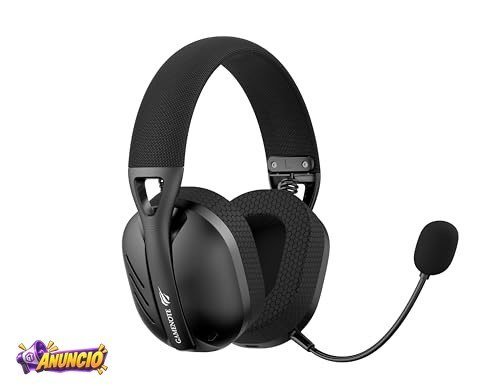 Havit Fone de Ouvido Headset Gamer Fuxi-H3 Black Com Fio e Sem Fio, Wireless 2,4GHz, Bluetooth, Cabo USB-C