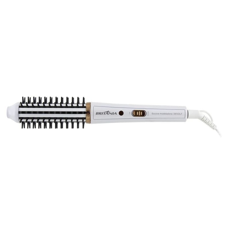 Britânia Escova Modeladora Bec04 2 em 1 Bivolt Plástico e Metal