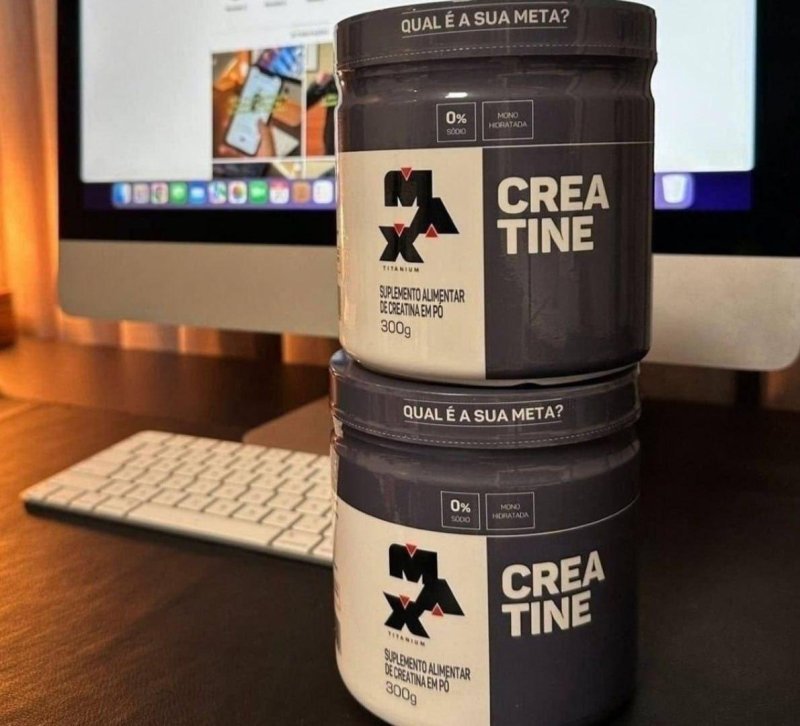 Kit 2x Creatina 300g Max Titanium