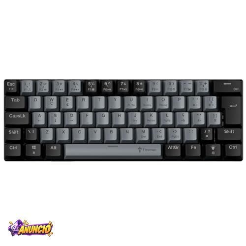 Titorion Teclado Mecânico 60% Hot Swap Switch ABNT2
