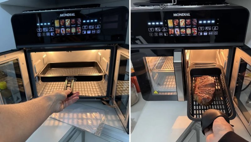 Air Fryer Forno Mondial French Door 25L 110V/220V