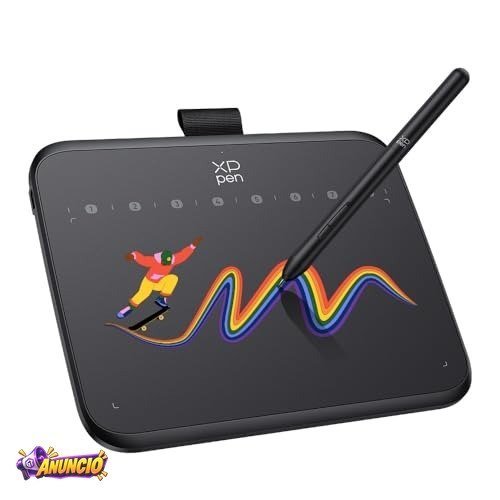 XPPen Deco 640 Mesa Digitalizadora 6 Polegadas, 16384 Níveis de Pressão com Caneta y Chave Virtual