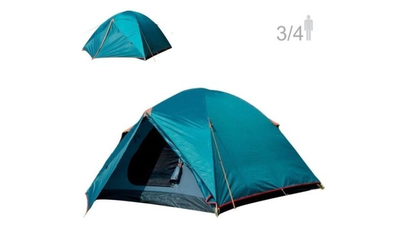 Barraca de camping Colorado NTK 3/4 pessoas e coluna d'água de 2500mm