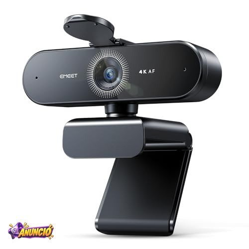 EMEET Webcam NOVA 4K para PC - Ultra 4K HD