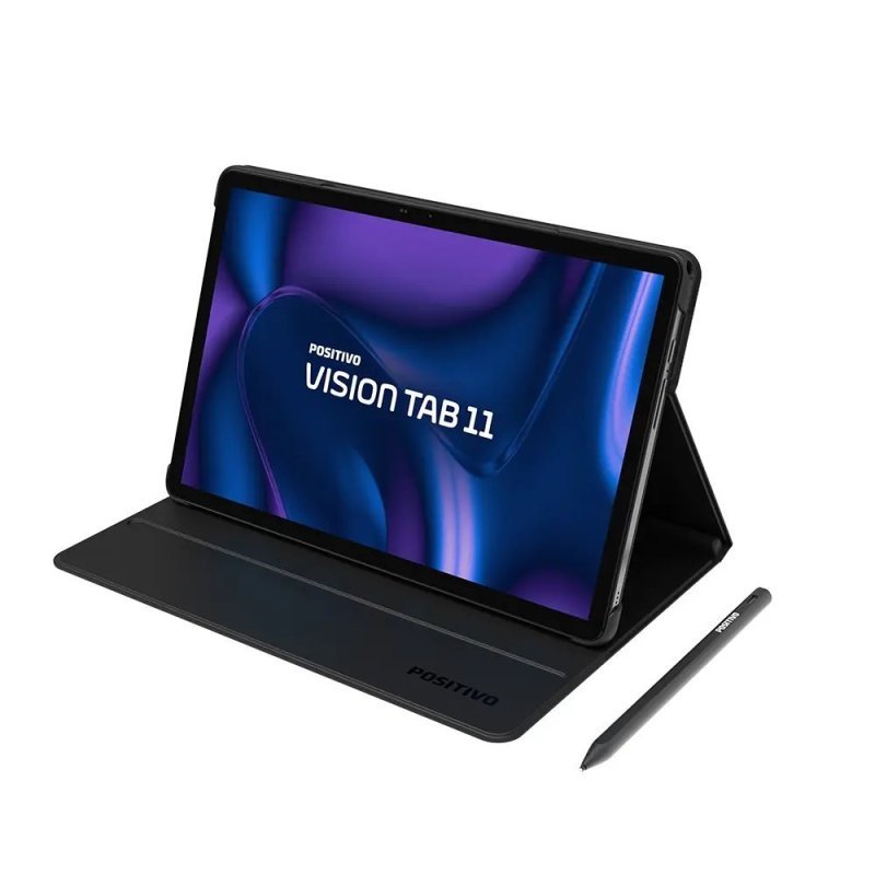 Tablet Positivo Vision Tab 11 com Caneta e Capa 4G 128GB Preto