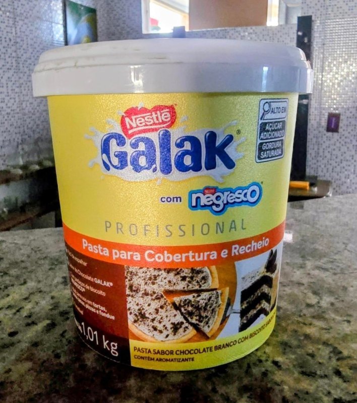 Pasta Cremosa GALAK com NEGRESCO 1,01kg + Frete Grátis