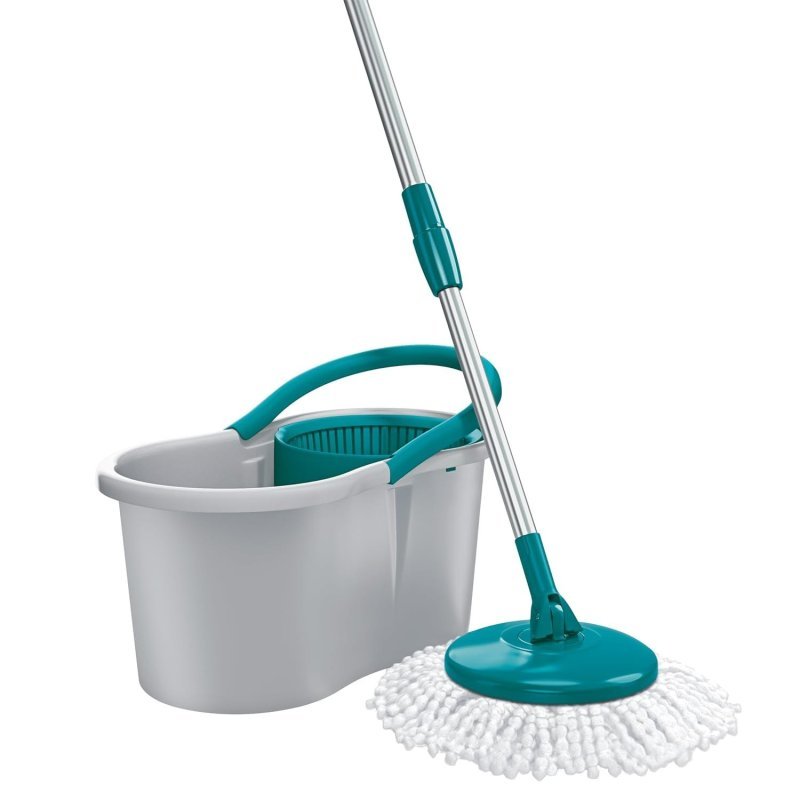 Top Flash Limp Mop Giratório Fit, Balde 8 litros Mop5010 Abs Cinza