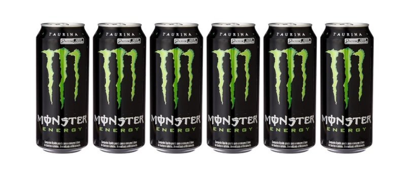 Kit com 6 Energético Monster 473ml