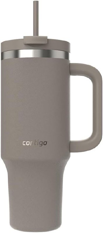 Copo Térmico com Canudo Streeterville 1,18L Cinza