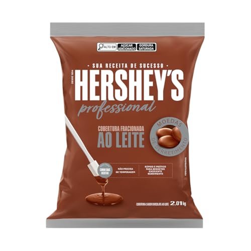 Hershey’s Cobertura Fracionada Chocolate Ao Leite Professional 2,01Kg