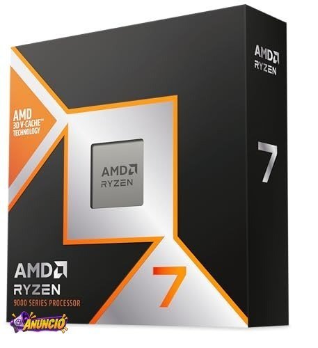 Processador AMD Ryzen 7 9800X3D (AM5/ 8 Cores/ 16 Threads/ 5.2 GHz/ 104 MB Cache/Radeon Graphics/Sem Cooler)