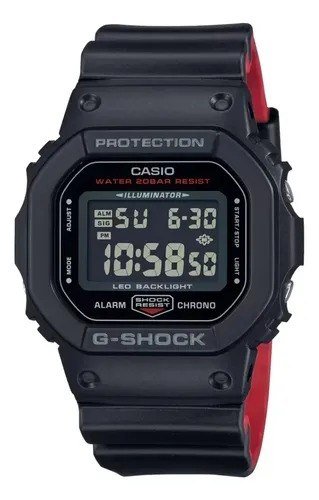 Relógio Casio G-shock Masculino Digital Dw-5600uhr-1dr