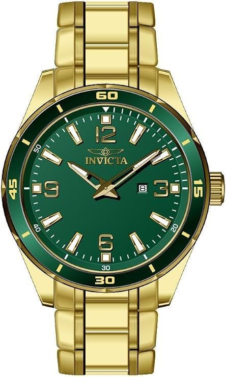 Invicta Relógio Masculino Pro Diver 44 mm Aço Inoxidável Quartzo, Dourado (Modelo: 46675)