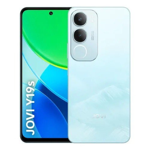 Smartphone JOVI Y19s 256GB, 4GB + 4GB RAM Expansível, Câmera 50mp, Bateria 5500mah, Carregamento 15w, Tela 90hz - Azul Glacial