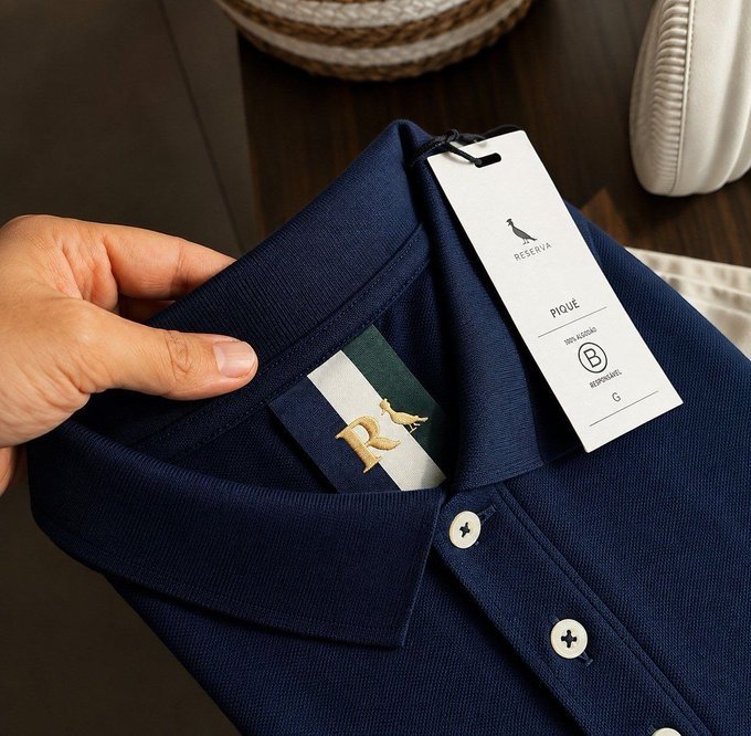 Camisa Polo Reserva Essence (P e G) + Frete Grátis