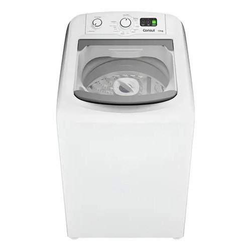 Máquina De Lavar Branca Consul 12kg Com Dosagem Econômica E Cor Branco 110v