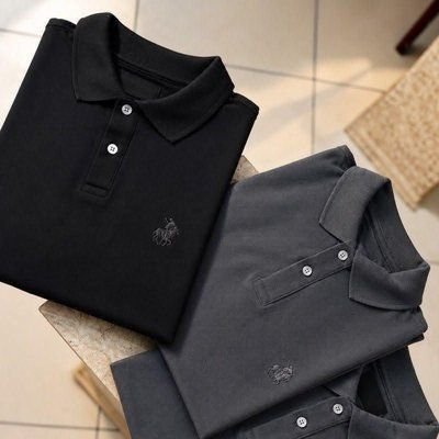 Kit 2 Camisa Polo Piquet Masculina Casual Premium