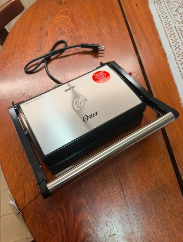 Grill Elétrico Oster Inox 2 em 1 220V