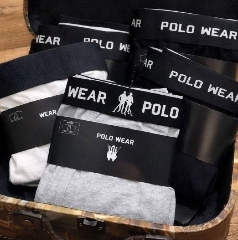 Kit com 10 Cuecas Algodão Polo Wear Sortido (P ao GG)
