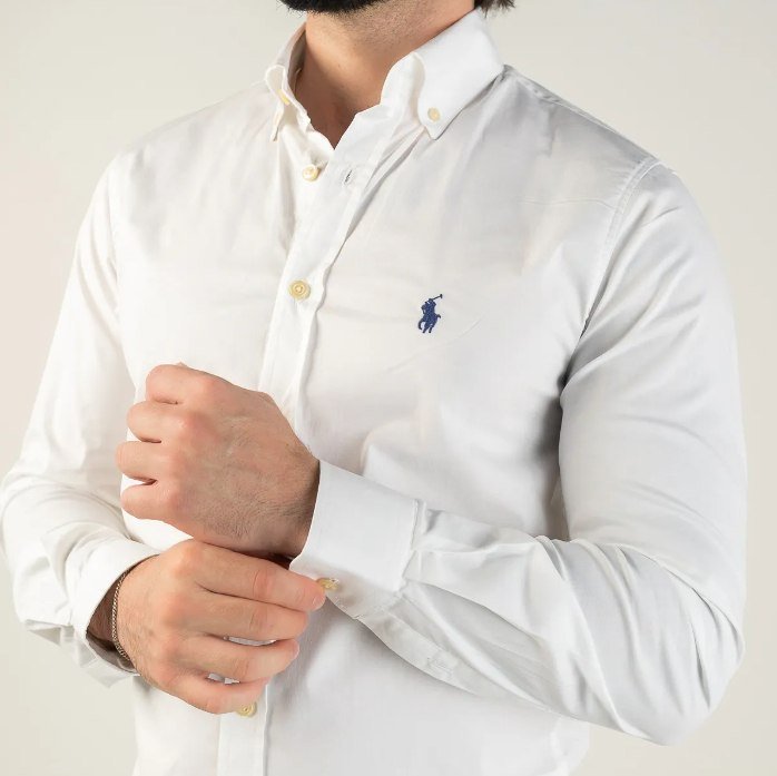 Camisa Social Masculina Slim Branca