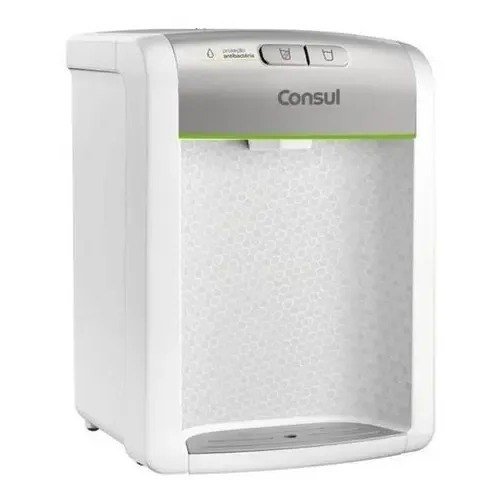 Purificador De Água Consul refrigerado Natural E Gelada com proteção antibactérias Bivolt Consul Branco - CPB34ASVNA