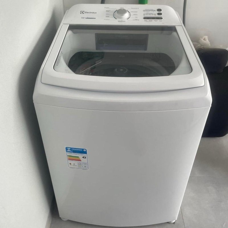 Máquina De Lavar Electrolux 13kg Branca Compacta (let13)