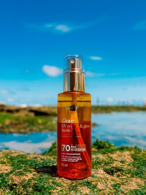 Dove Óleo e Sérum Bifásico UV Repair & Glow + Ferúlico 110ml