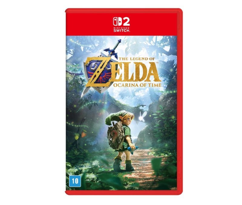 Jogo The Legend of Zelda: Ocarina of Time – Switch 2 (Capa Padrão)