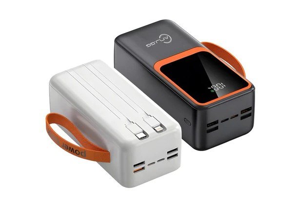 Power Bank 50000mAh Carga Rápida Display Digital 33W~66W USB Type-C