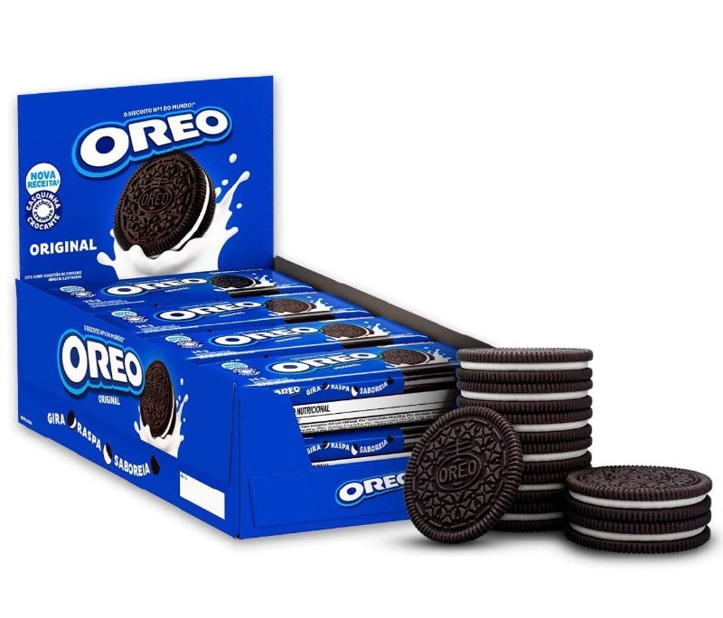 Biscoito Recheado Oreo Original - Display com 8 unidades de 36g