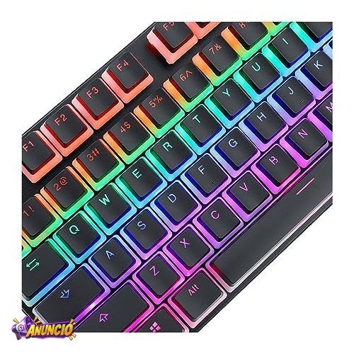 Redragon Kit Completo de Keycaps Scarab PBT Double Shot Pudding p/ Teclado Mecânico USB-A Layout ABNT2 Preto