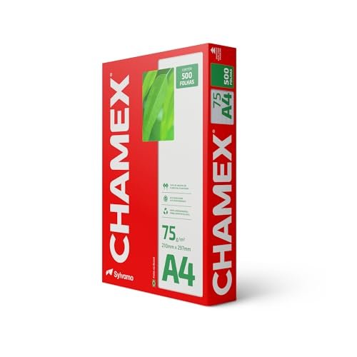 Chamex - Papel Sulfite, A4, 75g, 500 folhas