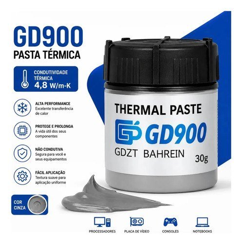 Pasta Térmica GD900 30g Alta Performance