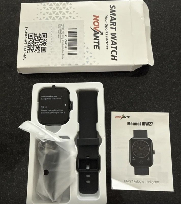 Relógio Inteligente Smartwatch GPS Autônomo Chamadas Bluetooth NOVANTE