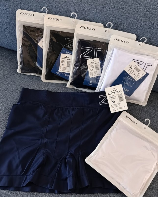 Kit 5 Cuecas Boxer Em Poliamida Sem Costura Zee Rucci