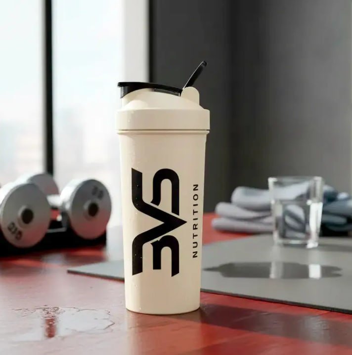 Coqueteleira / Shaker Branca - Academia 600ml - 3vs Nutrition