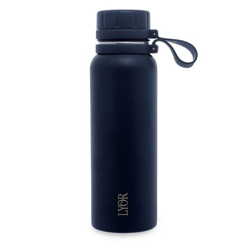 LYOR - Garrafa Térmica de Aço Inox Explorer Azul 650ml