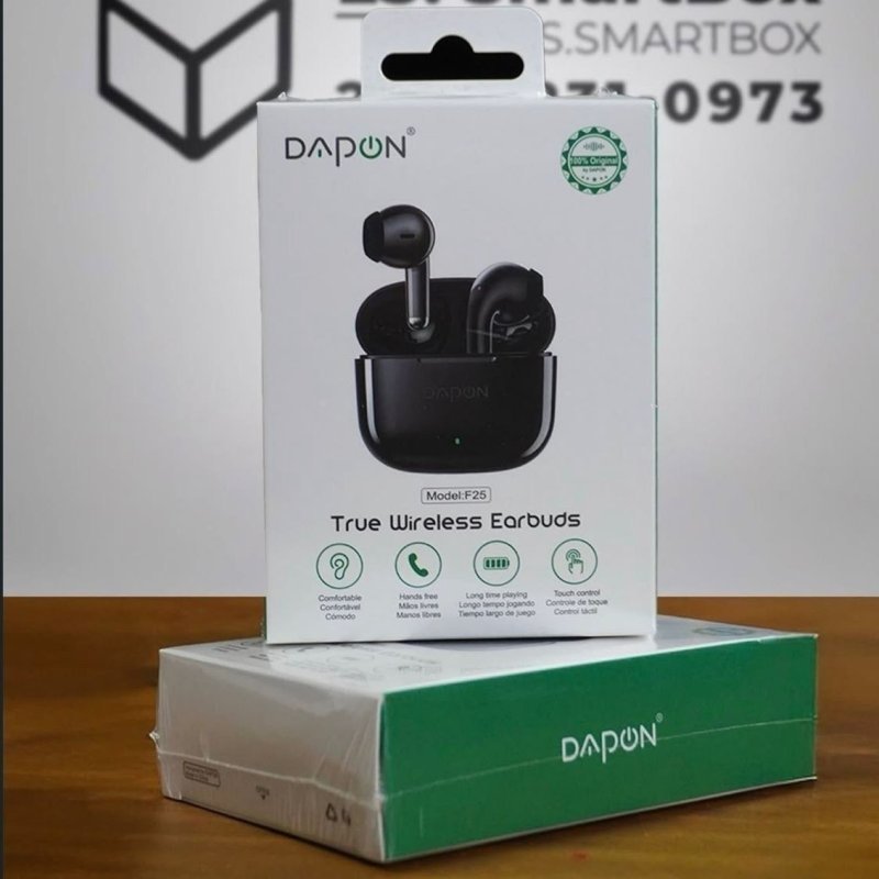 Fone de Ouvido Dapon F25 Touch sem Fio com Microfone