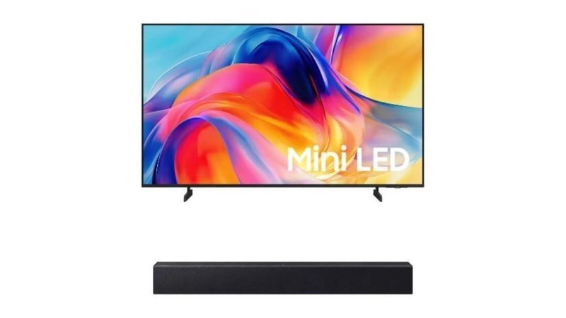 Samsung Smart TV 65 Miniled 4K M75h + Soundbar Samsung Hw-b400f