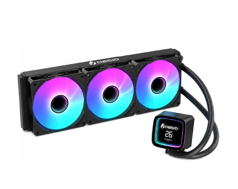 Water Cooler 360 LiquidCore PRO ARGB com Display de Temperatura