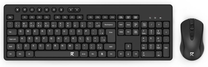 Kit Mouse e Teclado Redragon R Office BS-7094 Combo