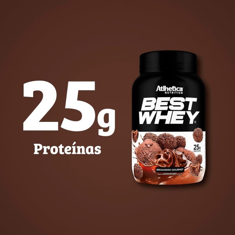 Best Whey (907g) - Sabor Brigadeiro Gourmet, Atlhetica Nutrition
