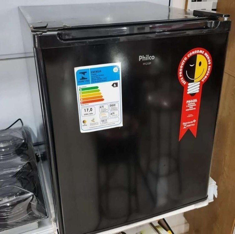 Frigobar Pfg50p 47 Litros Preto Philco + Frete Grátis