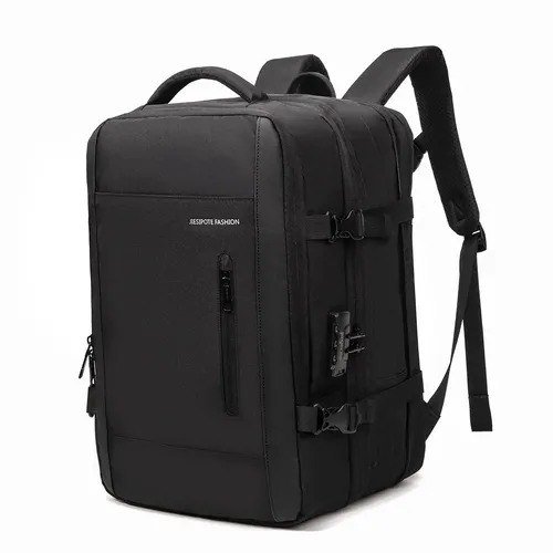 Mochila Para Notebook Impermeável com Porta USB e Senha Para Homem