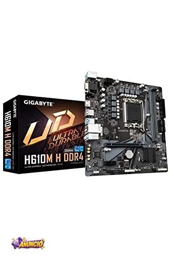 Placa Mãe Gigabyte H610M H (LGA 1700/DDR4/HDMI/D-Sub/M.2 Nvme/USB 3.2)
