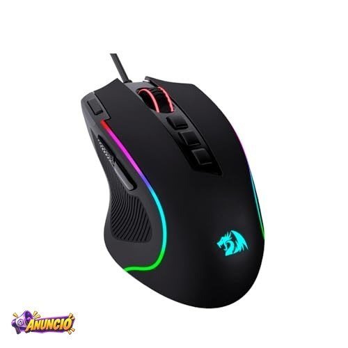 Mouse Gamer Redragon Predator RGB M612-RGB, Preto